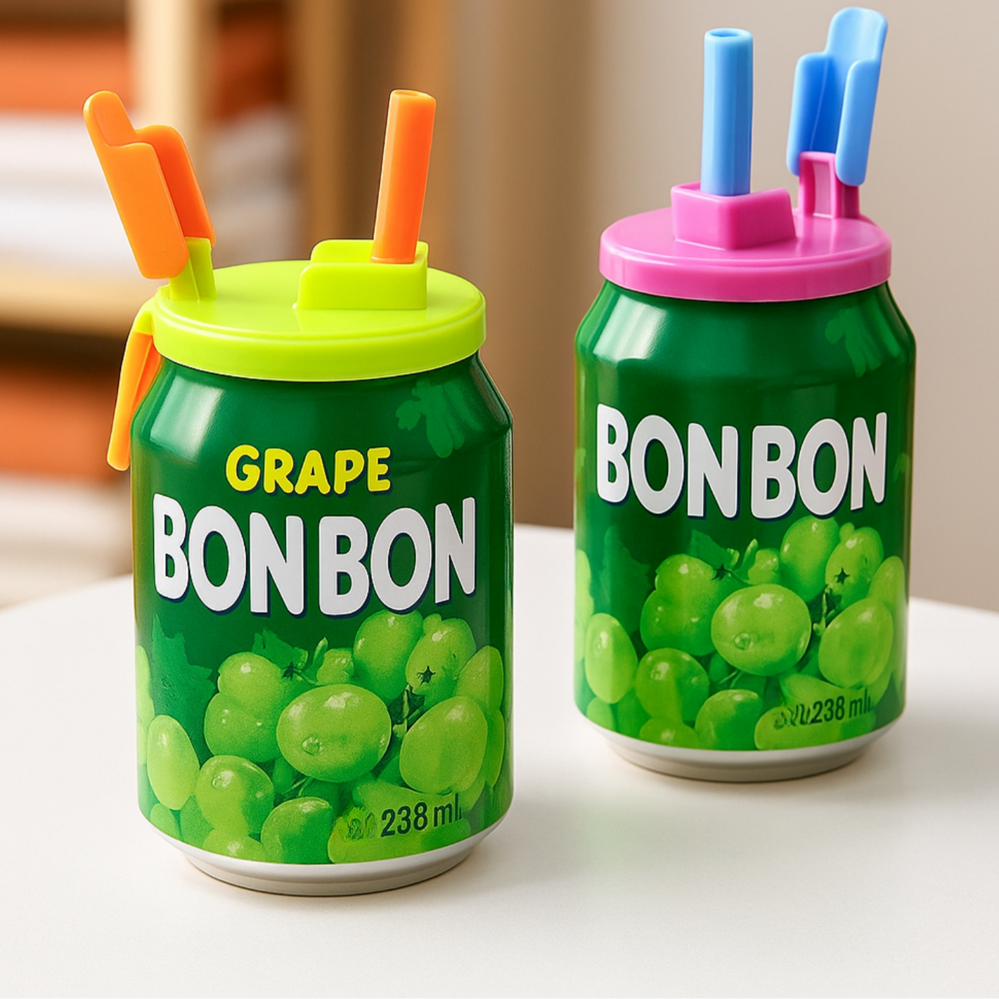 Herbruikbare siliconen reisrietjes set voor schoon drinken onderweg