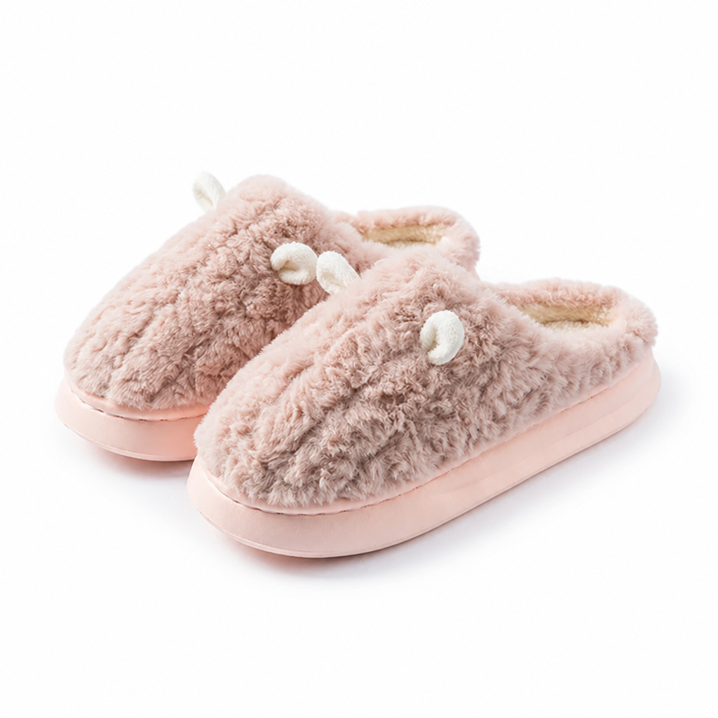 Unisex wintersloffen | Pluche voering & memoryfoam | Antislipzool