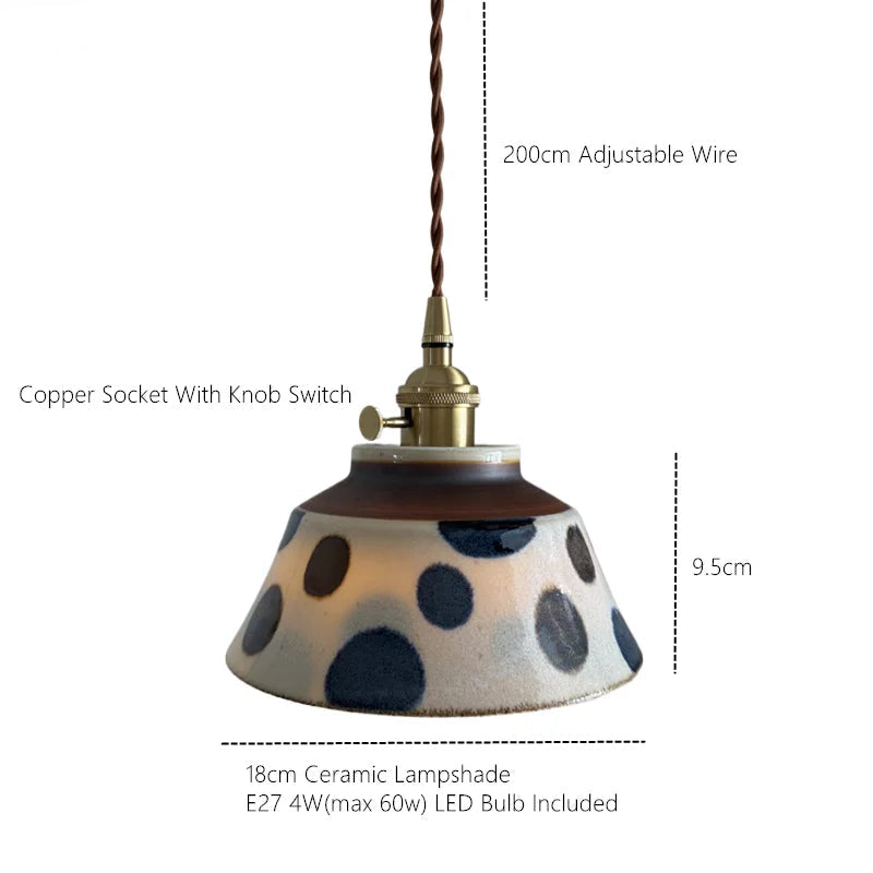 Ceramische hanglamp