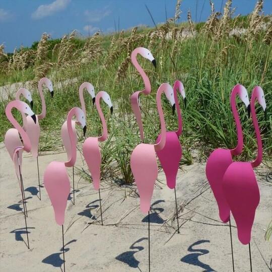 Flamingo tuindecoratie