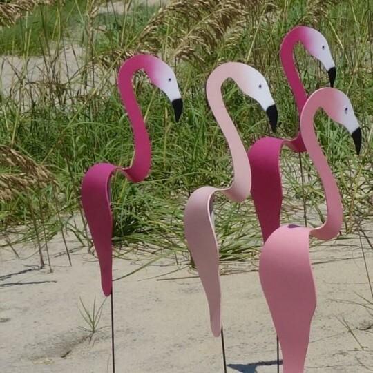 Flamingo tuindecoratie