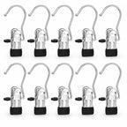 Set kledingclips voor het netjes organiseren van kleding in de kast