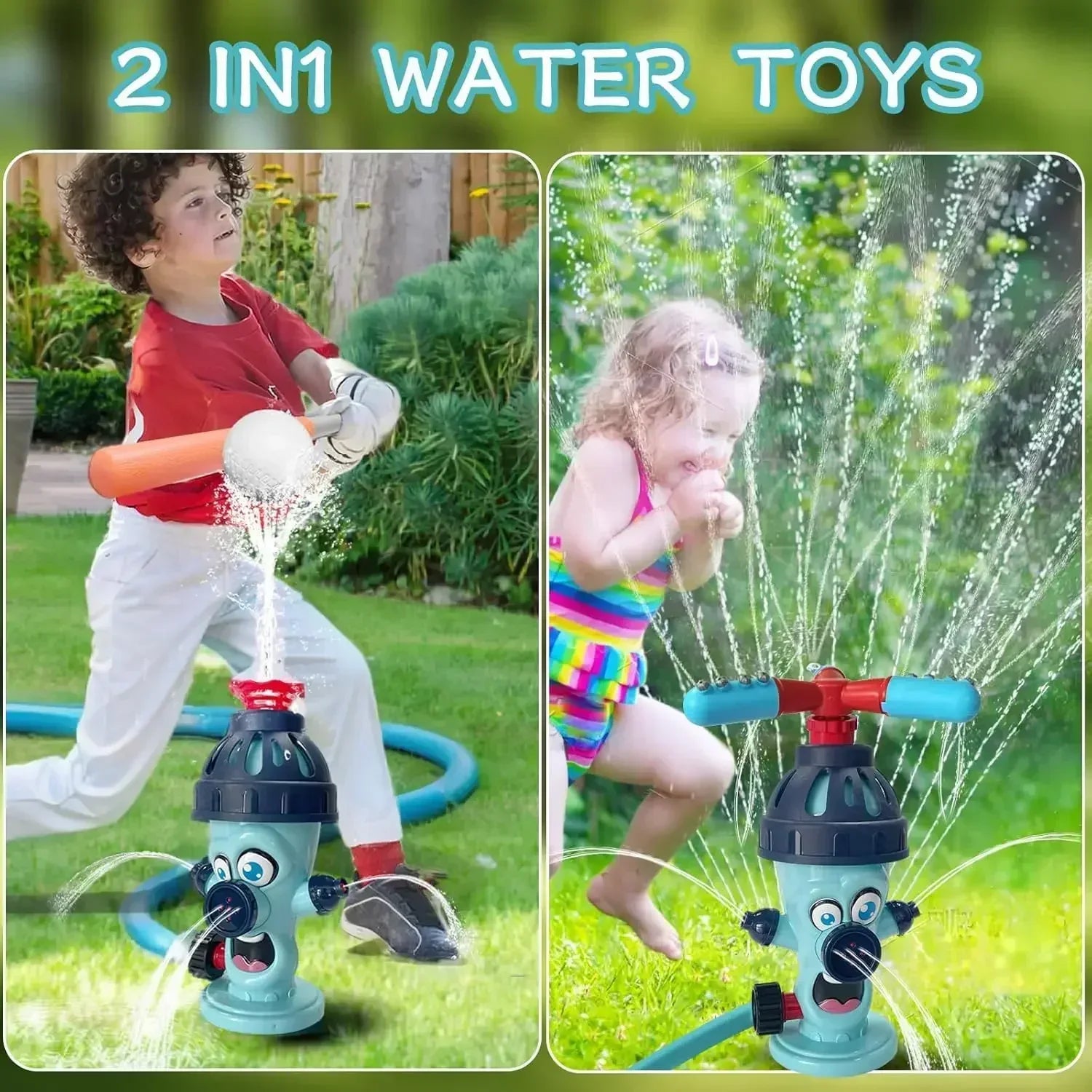SplashSlugger - Honkbal ontmoet waterpret in de tuin