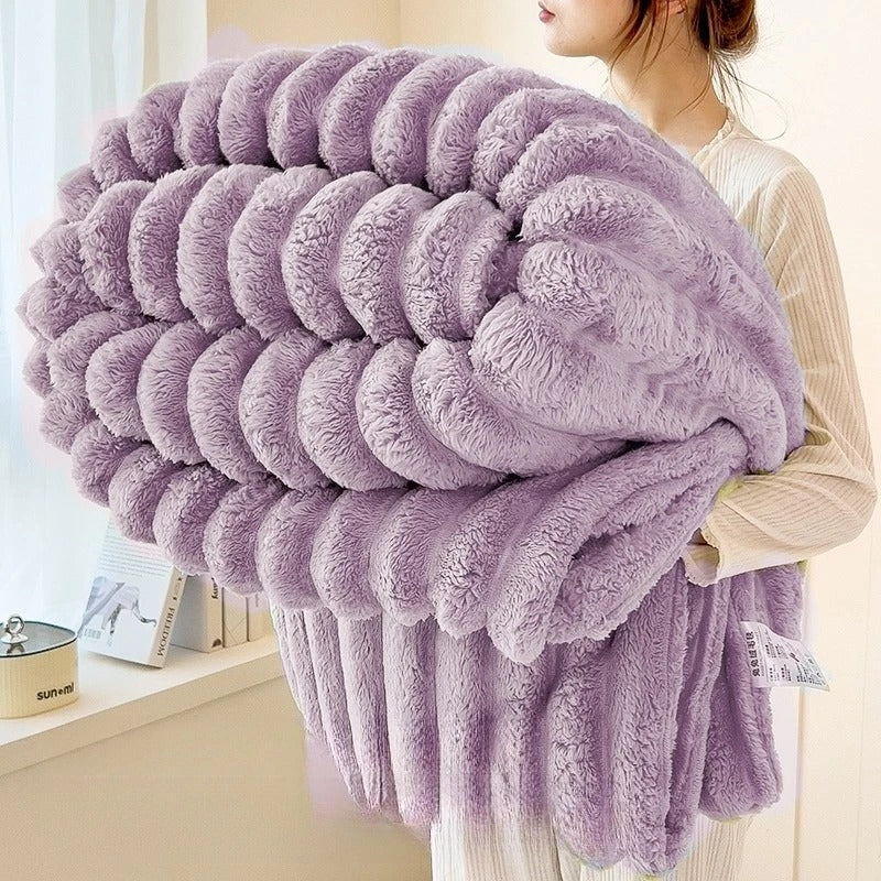 50% KORTING | SnugDream - Knusse lakenhoes pluche deken