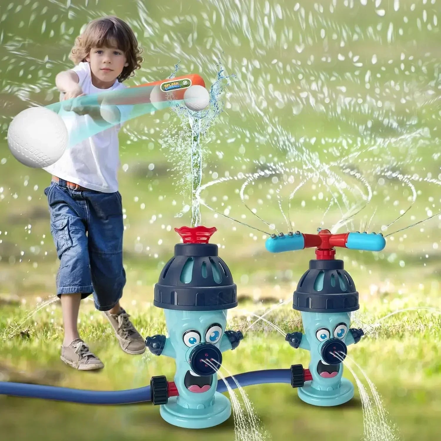 SplashSlugger - Honkbal ontmoet waterpret in de tuin