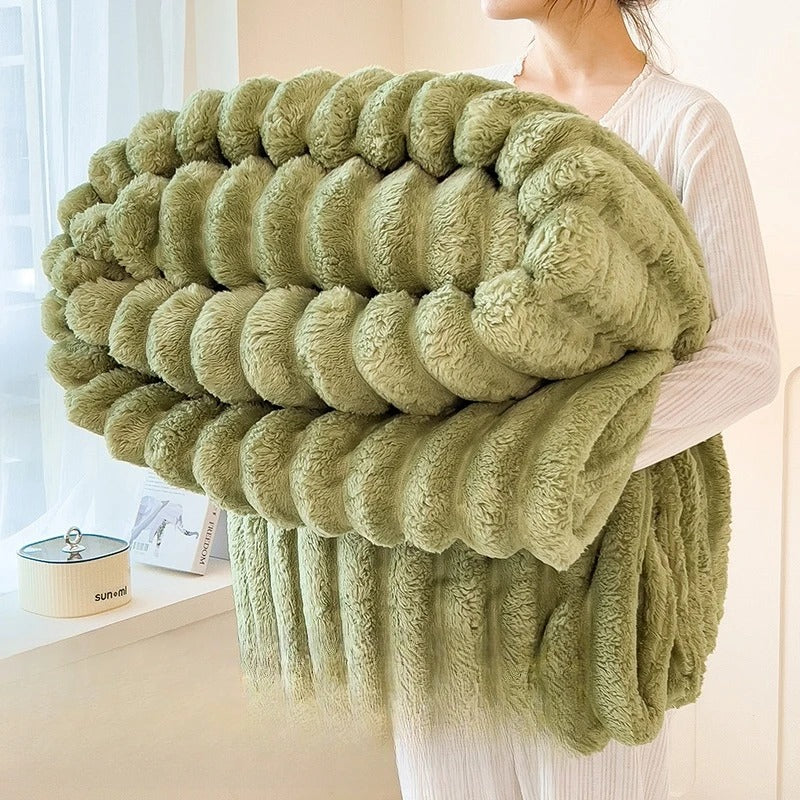 50% KORTING | SnugDream - Knusse lakenhoes pluche deken