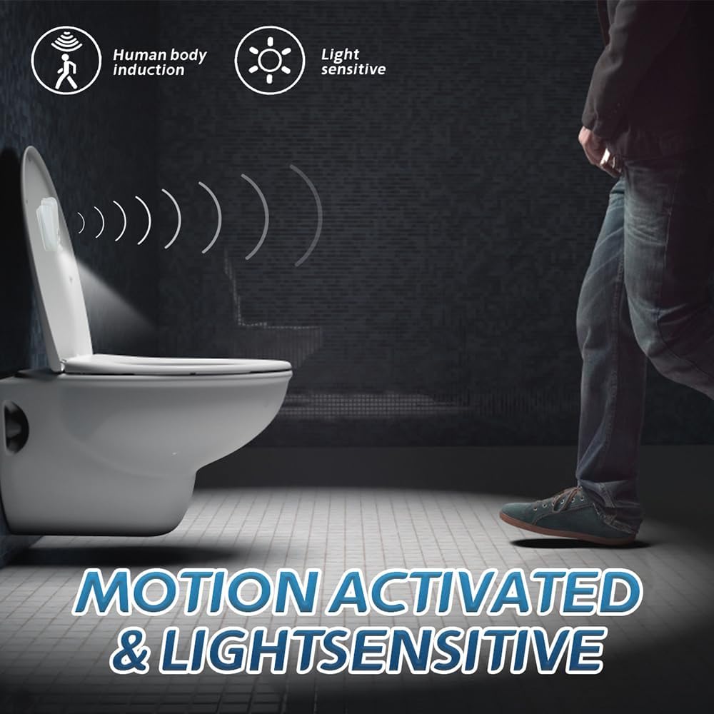 50% KORTING | ToiletLight - Nachtlampje met bewegingssensor voor ontspannen toiletbezoek!