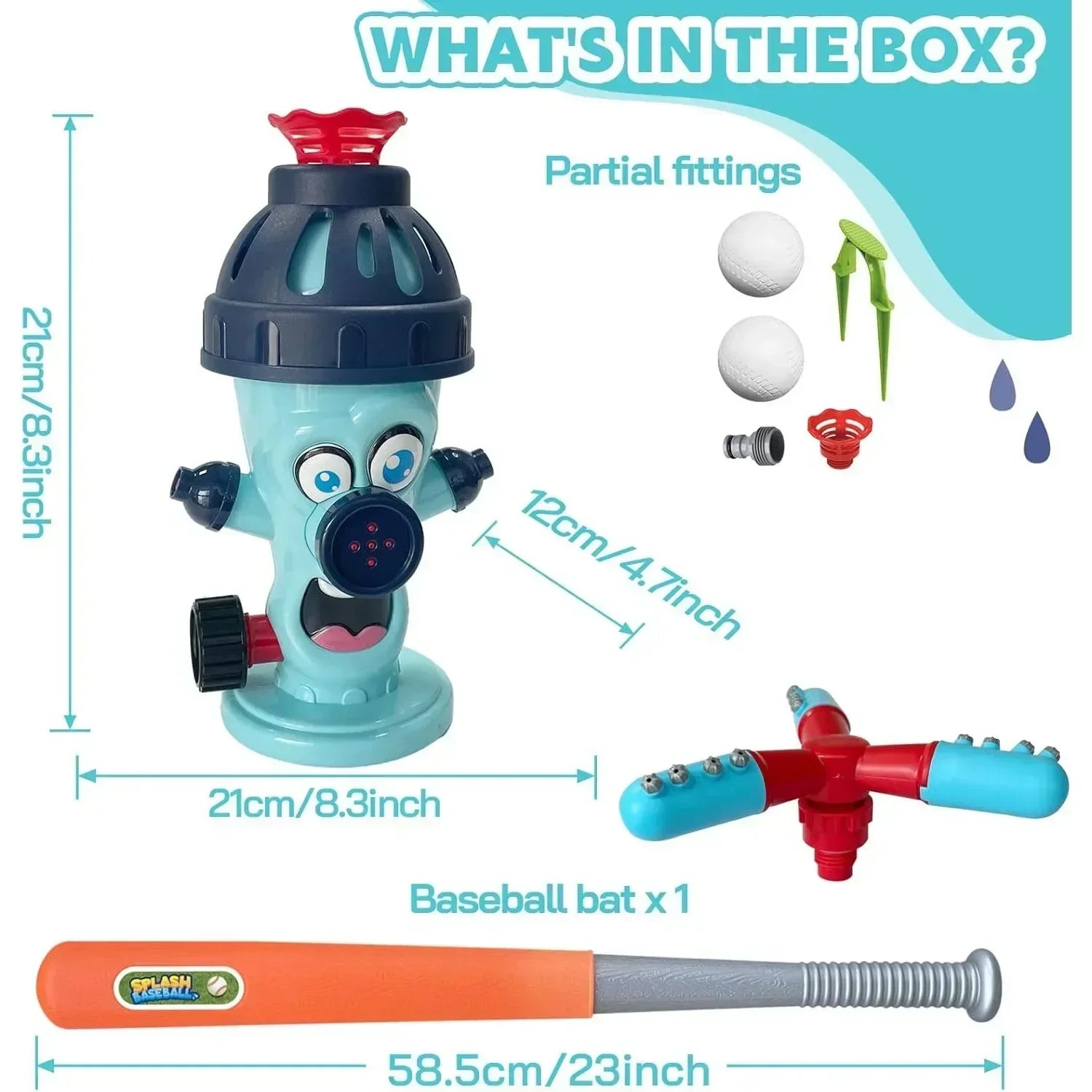 SplashSlugger - Honkbal ontmoet waterpret in de tuin
