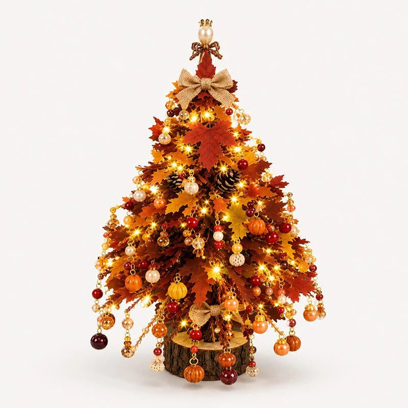 Doe-het-zelf Kerstknutselpakket | Parel Kerstboomontwerp | Inclusief Parels & Versieringen | Eenvoudige Montage