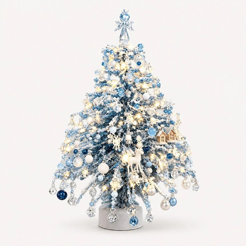 Doe-het-zelf Kerstknutselpakket | Parel Kerstboomontwerp | Inclusief Parels & Versieringen | Eenvoudige Montage