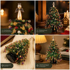 DIY kerstknutselpakket met materialen voor een decoratieve kerstboom