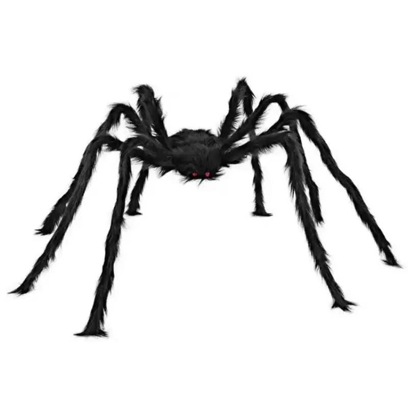 Halloween-decoratie met verlicht spinnennet voor muren en ruimtes