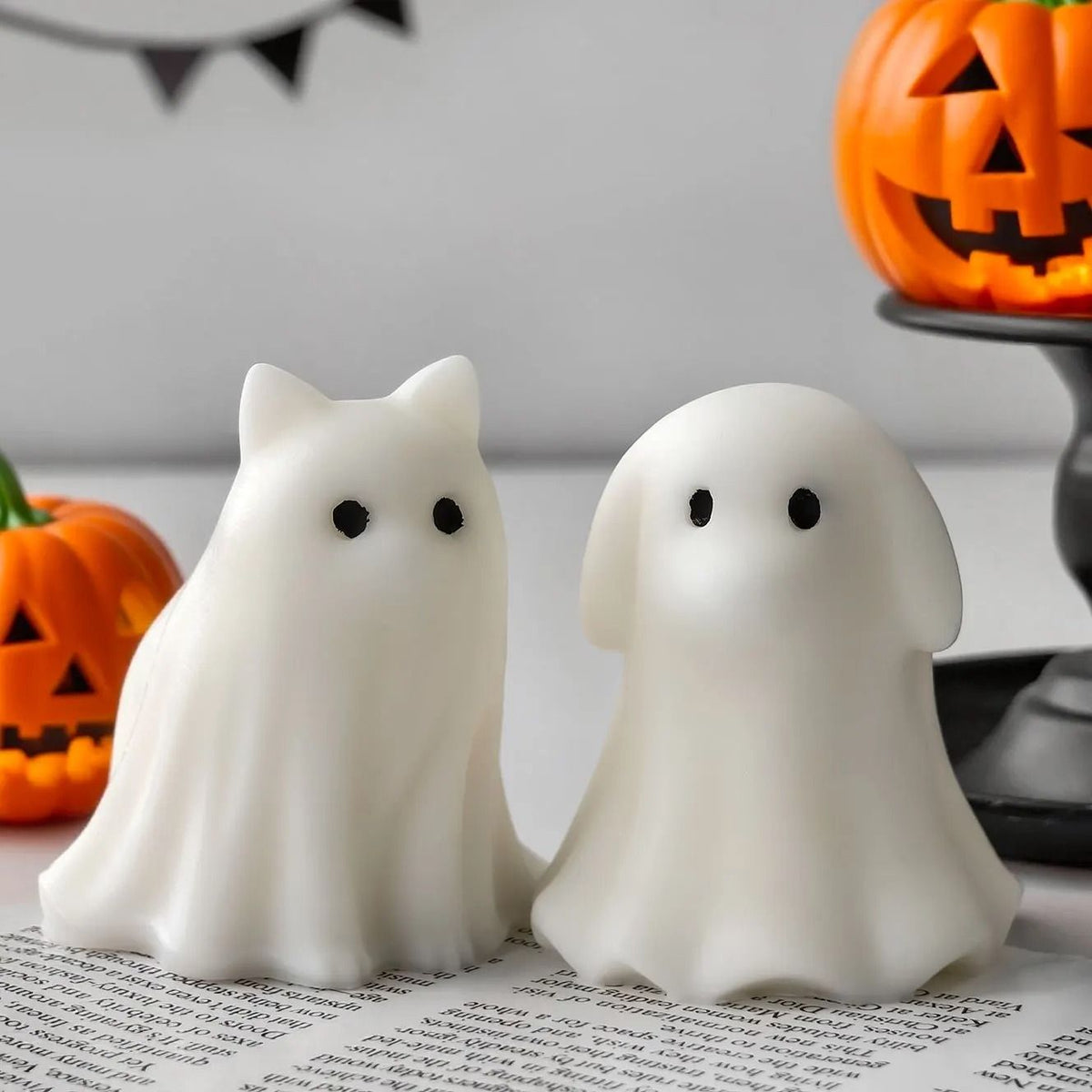 Siliconen mal voor een spookvormige kaars