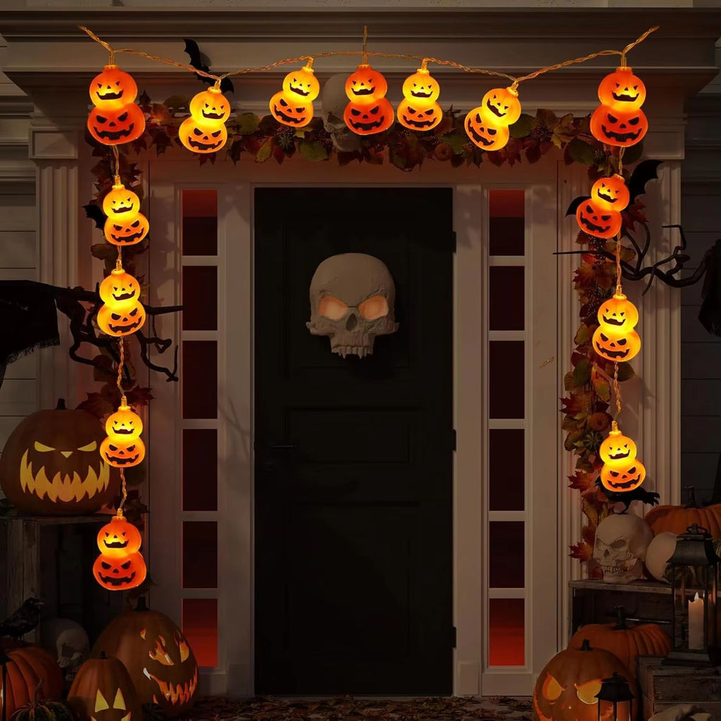 Weerbestendige Halloween-lichtslinger voor gebruik in de tuin