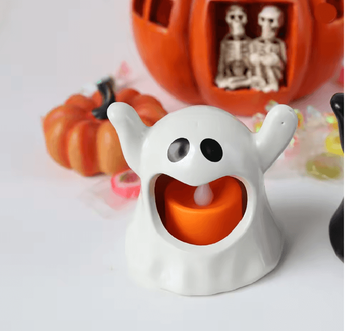Kindvriendelijk spooklicht voor kast, plank of feesttafel