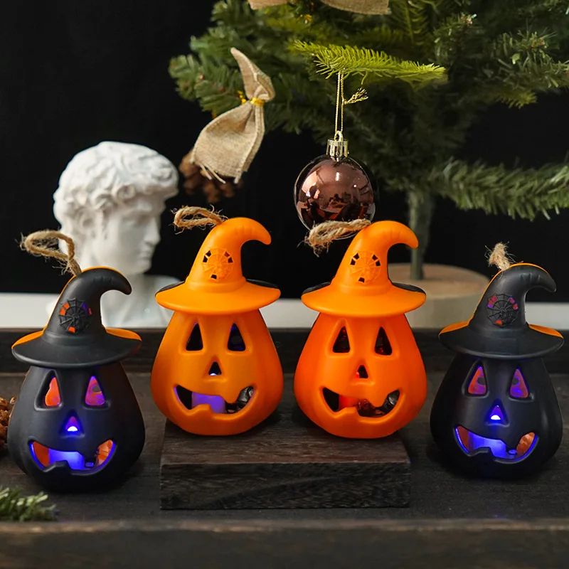 Draagbare led-lantaarn voor Halloweenfeesten en decoratie