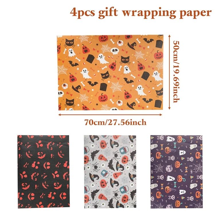 Halloween cadeaupapier voor snel en feestelijk inpakken
