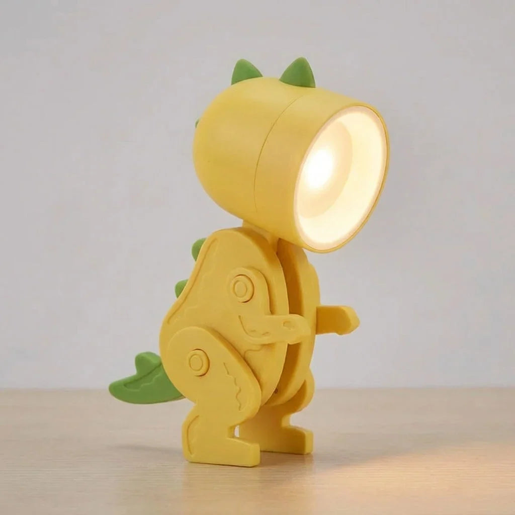 Dinosauruslamp die werkt op batterijen zonder stopcontact