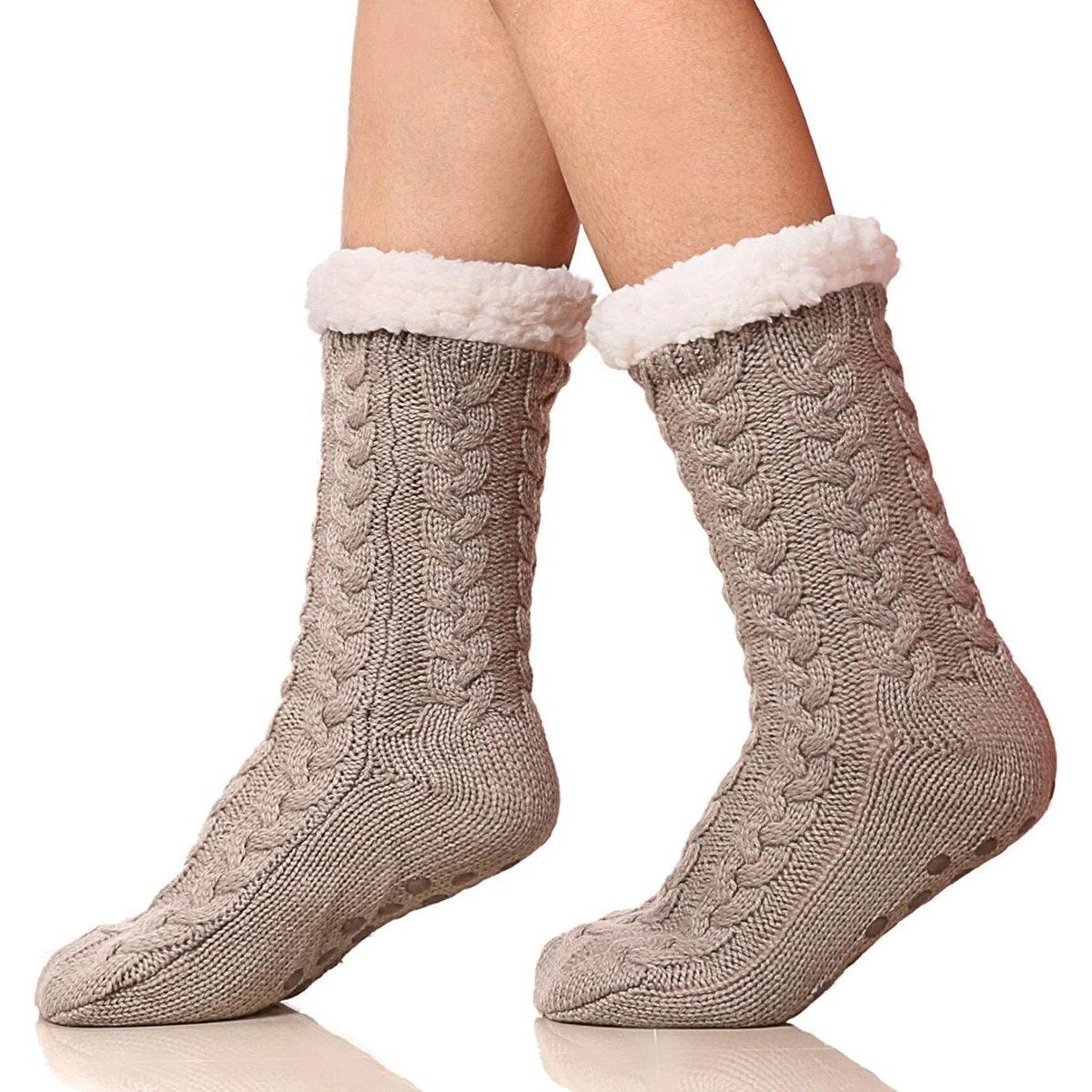2+2 GRATIS | WarmToes - Zachte, met sherpa gevoerde pantoffels voor ultiem comfort [Laatste dag korting]