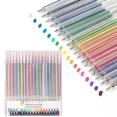 4+4 GRATIS | SparkPen™ - Glitter Gel Pen Set [Laatste dag korting]