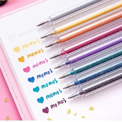 4+4 GRATIS | SparkPen™ - Glitter Gel Pen Set [Laatste dag korting]