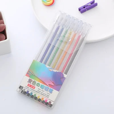 4+4 GRATIS | SparkPen™ - Glitter Gel Pen Set [Laatste dag korting]