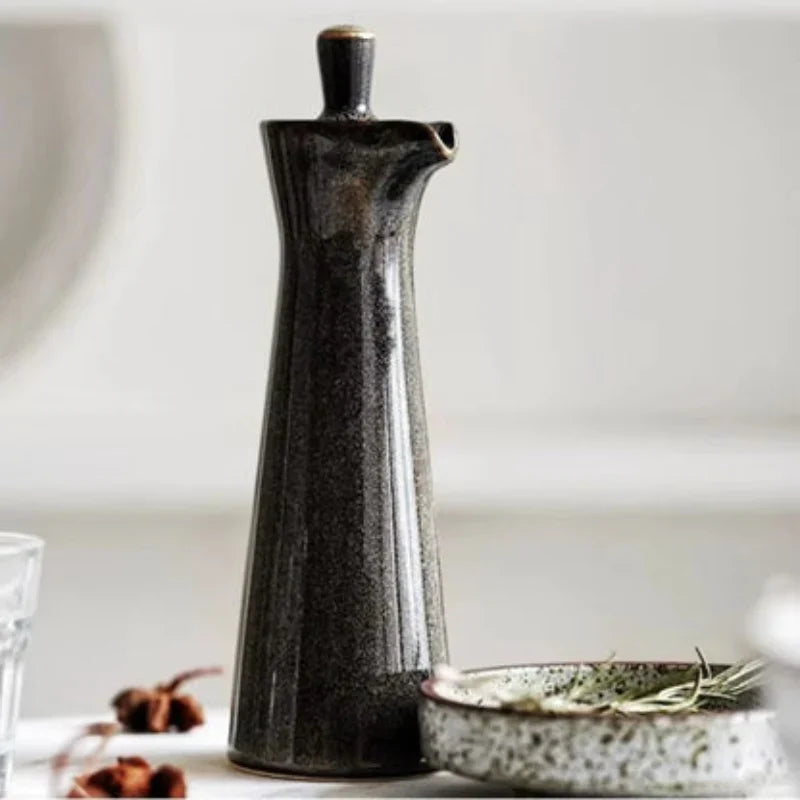 Compacte keramieken olie dispenser voor op tafel