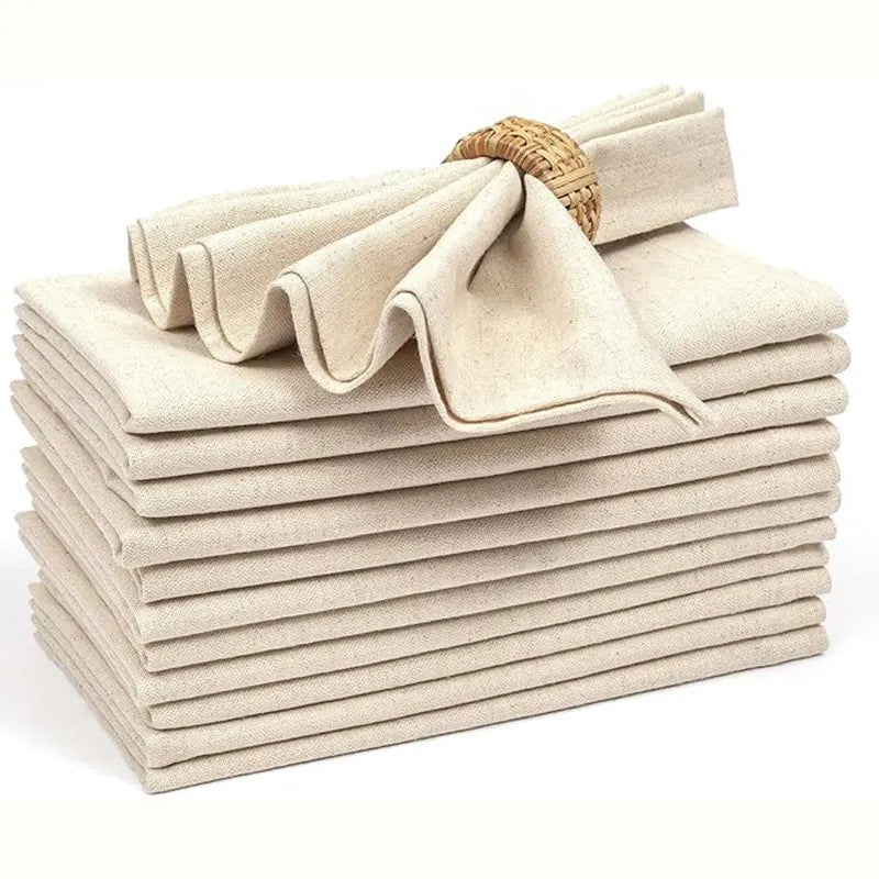 Herbruikbare tafelservetten | Verstevigd polyester | 40 × 40 cm
