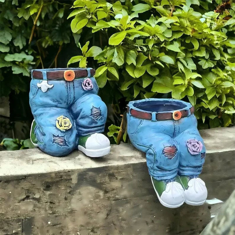 BloomPants - Creatieve bloempot in de vorm van een 3D-jeans