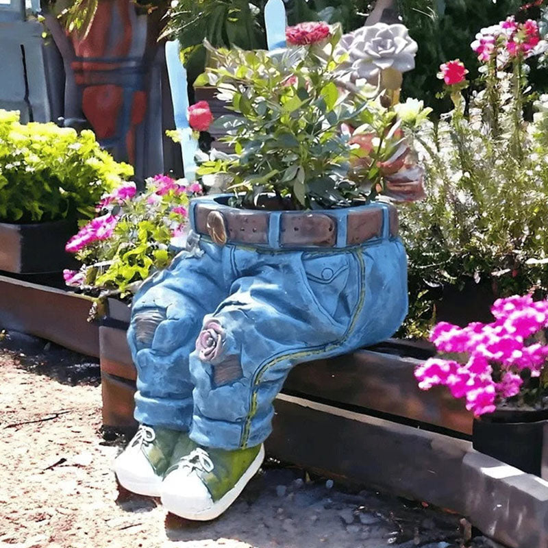 BloomPants - Creatieve bloempot in de vorm van een 3D-jeans