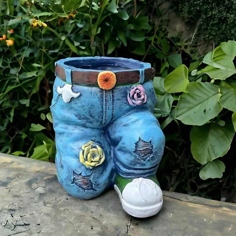 BloomPants - Creatieve bloempot in de vorm van een 3D-jeans