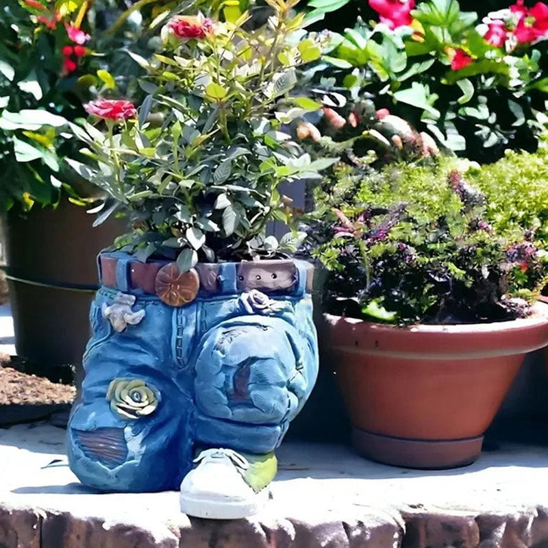 BloomPants - Creatieve bloempot in de vorm van een 3D-jeans