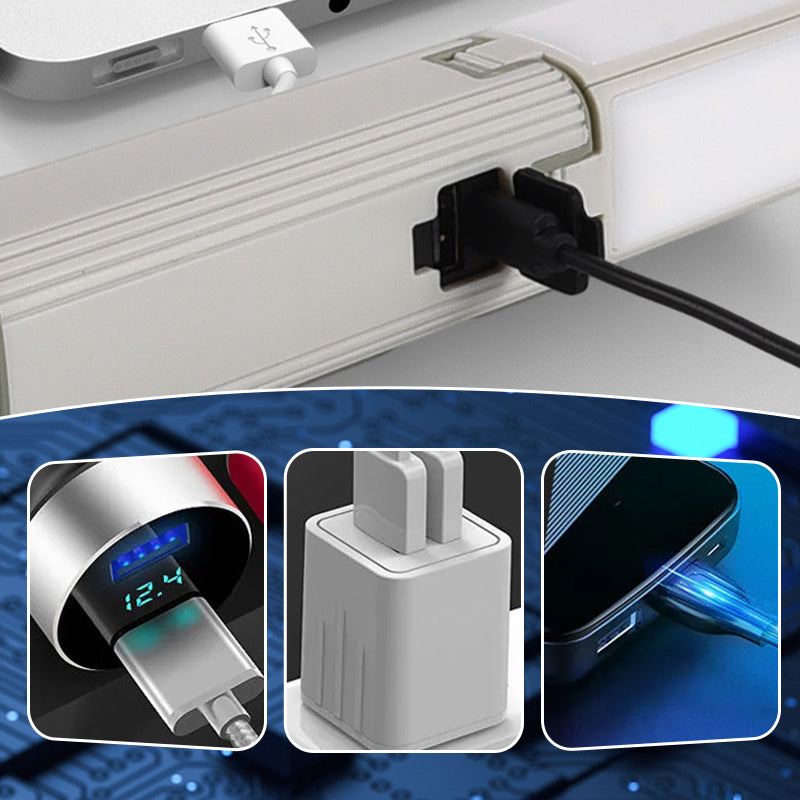 1+1 GRATIS | BendLight - Opvouwbare, oplaadbare, draagbare USB-lamp