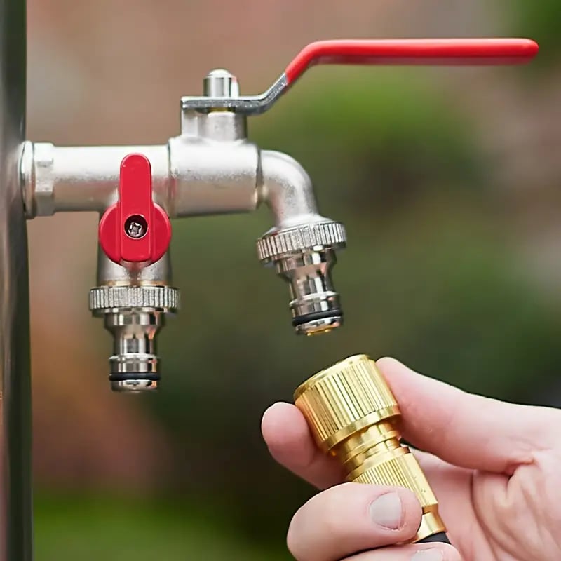 DualFlow Connect - Twee aansluitingen, dubbel waterverbruik
