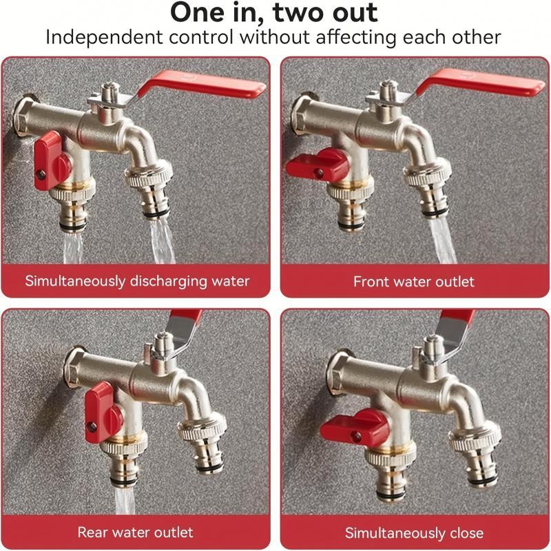 DualFlow Connect - Twee aansluitingen, dubbel waterverbruik