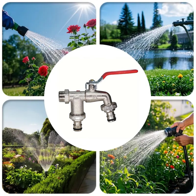 DualFlow Connect - Twee aansluitingen, dubbel waterverbruik