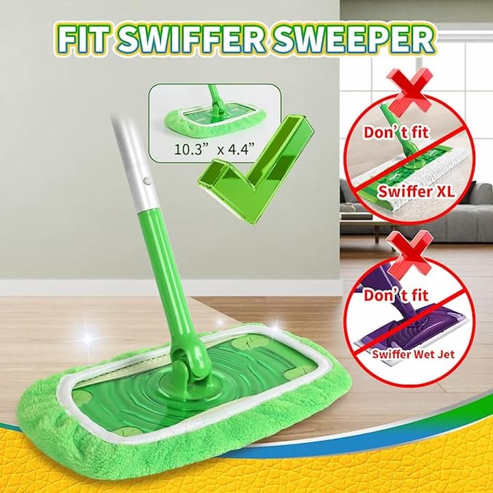 2+2 GRATIS | SwiftPad - Herbruikbare dweilen voor Swiffer Sweeper [Laatste dag korting]